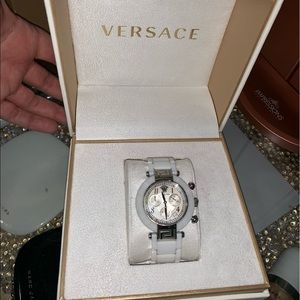 Versace Ceramic Reve Mother of Pearl watch